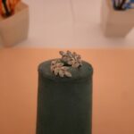 Floral Marquise-Cut Zircon Open Band Ring