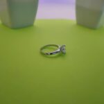 Classic Round-Cut Solitaire Silver Ring