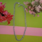 men cuban link silver chain