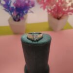 Classic Round Solitaire Silver Ring