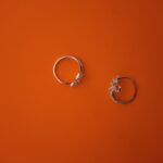 cubic zirconia leaf silver ring