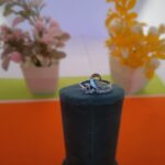 nature inspired silver ring women