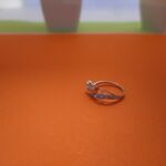 leaf design sterling silver ring women