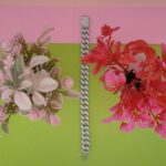 men cuban link silver bracelet