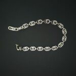 GO design 925 sterling silver bracelet with cubic zirconia stones