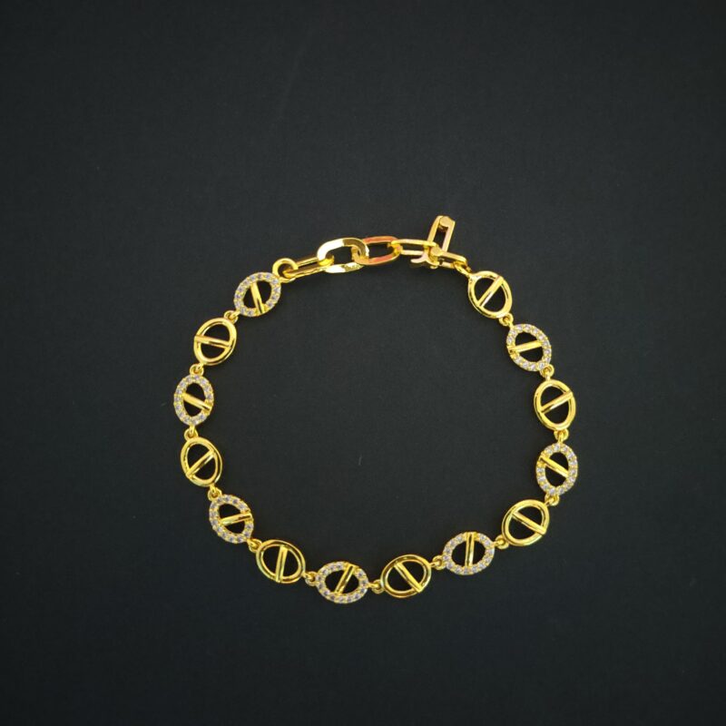 Oval Link 925 Silver Bracelet