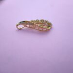 Elegant Swirl CZ 925 Silver Pendant